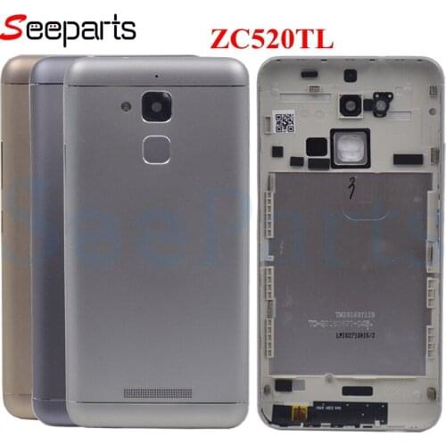 5.2"For ASUS Zenfone 3 Max ZC520TL Battery Back Cover Rear Cover Housing Door for Zenfone 3 Max ZC520TL Camera Glass Spare Parts