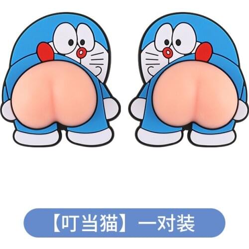 Guard anti chafing Car door protector anti-scratch cute butt cartoon anti-collision strip body decoration Bumper lip protection