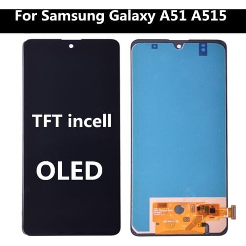A51 LCD For Samsung Galaxy A51 A515 Lcd Display Touch Screen Digitizer Assembly Parts For Samsung A515 A515FN/DS A515F
