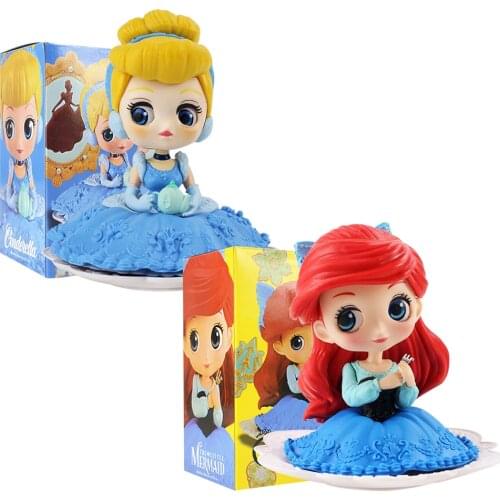 10cm Q Posket Sugirly Characters Qposket Princess Dolls PVC Action Figure Collection Model Toys
