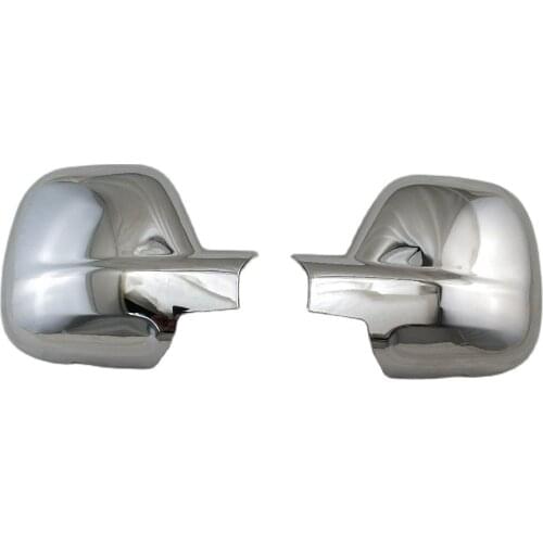 2pcs ABS Chrome Car Side Door Rear View Mirror Cover For Citroen Berlingo III/Rifter / Combo E/Peugeot Partner II 2012-2018