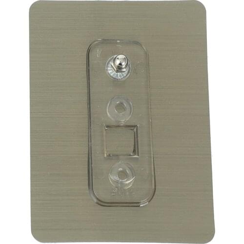 2PCS Punch-Free Screw Stickers Non-Marking Waterproof Hooks For Bathroom Storage Rack Photo Frame Nail Kitchen Storage Holder