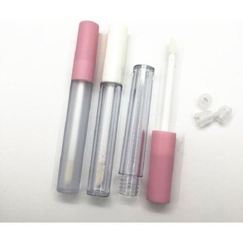 3ml Lip Gloss Container Pink White Black Clear Frosted Empty Cosmetic Container DIY Lipgloss Lip Gloss Tubes 10 pcs 50 pcs