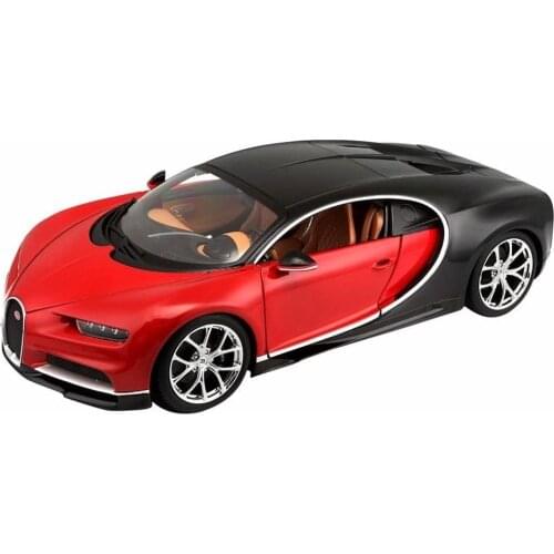 Bburago 1:18 Bugatti Chiron Red Model Car