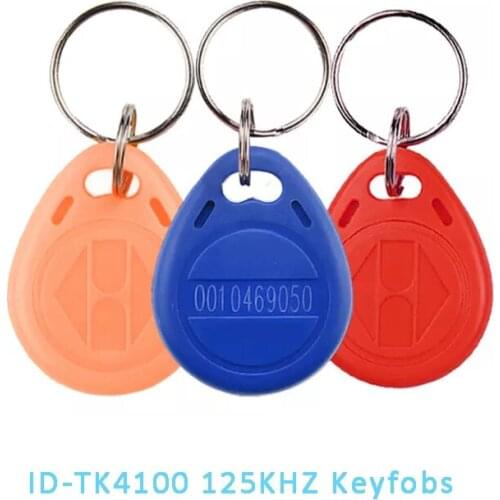 5/10Pcs 125khz Read Only Tag EM4100 TK4100 Key Fobs Token Tags Keyfobs Keychain RFID ID Card Access Control RFID Card