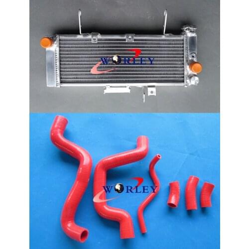 FOR Aluminum radiator + HOSE SUZUKI SV650N SV650 SV 650 650V 03 04 2003 2004 RED