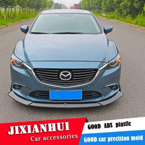 For Mazda 6 ATENZA Body kit spoiler 2020-2021 For ATENZA ABS Rear lip rear spoiler front Bumper Diffuser Bumpers Protector