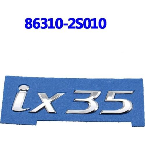 For ix35 TUCSON IX car trunk emblem ABS best finish chrome tail 3D Letter for car styling decoration