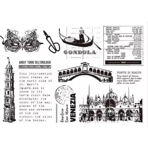 Background Clear Stamp/Seal for DIY scrapbooking/photo album Decorative clear stamp sheets A1953