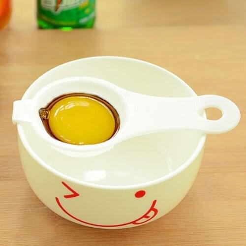 Household baking Long handle plastic Egg white filter Protein and egg yolk separator egg separator