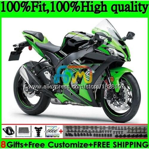 Injection For KAWASAKI ZX1000 ZX 10R 1000CC 18BS.41 ZX-10R ZX10R 11 12 13 Stock green 14 15 2011 2012 2013 2014 2015 Fairings