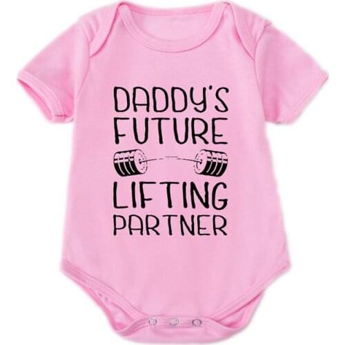 Summer Baby Girl Clothes for Newborns Toddler DADDYS Print Romper Child Jumpsuit Bodysuit Infant Clothing Baby Body Rompers