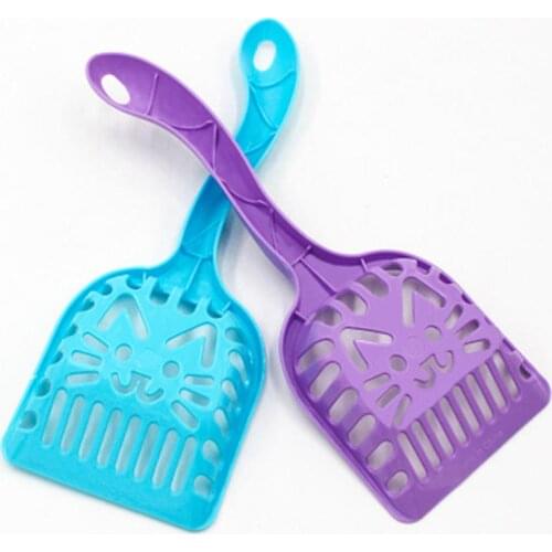 Pooper Scooper Cat Face Shape Cat Litter Shovel Scoop Shit Artifact Cat Litter Sand Waste Scooper Shovel Pet Cleanning Tool