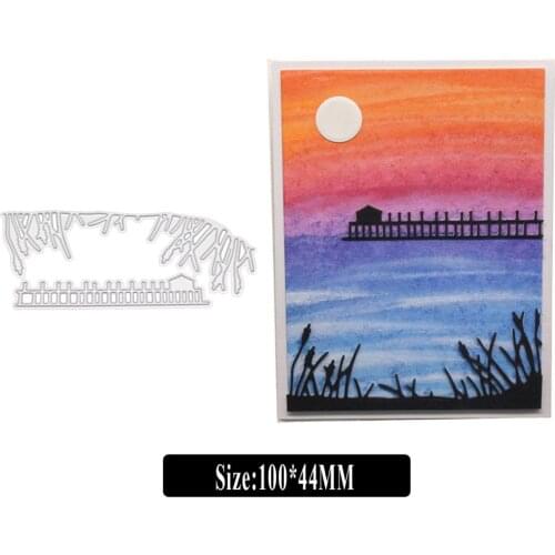 Small Grass Background Cutting Dies for Card Making,URYKE Die Cuts Stencil Metal Pattern Template for DIY Embossing Scrapbooking