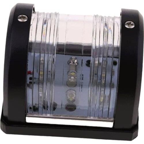 MARINE BOAT WHITE MASTHEAD LED NAVIGATION LIGHT WATERPROOF 2 NAUTICAL MILES ABS PLASTIC,PC Lens