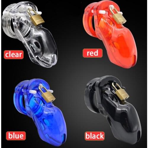 Male Chastity Belt Cock Cage Chastity Devices Sex Toys with 5 Penis Rings For Men Penis Sleeve Adult Product