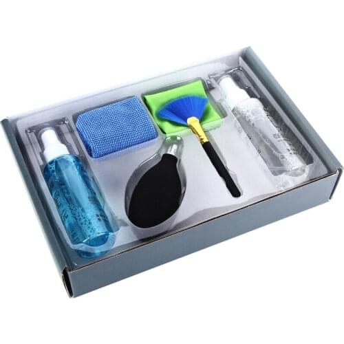 6 In1 Screen Cleaning Kit For LCD LED Plasma TV PC Monitor Laptop Tablet Cleaner Household Cleaning Kit high quality non-toxic