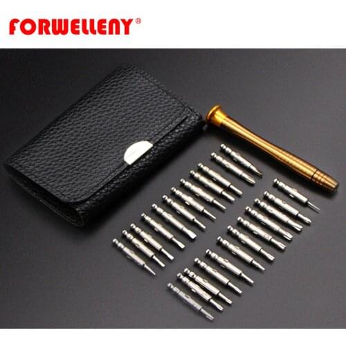 Screwdriver Set 25 in 1 Torx Screwdriver Repair Tool Set First-aid Kit Opening For Cellphone Tablet PC Store Hand tools