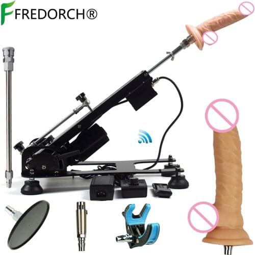 NEW Super Quiet Automatic Metal Sex Machine Vac u Lock 30db 120W sex machines for adults With Big Dildos