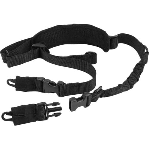 Single points Airsoft elastic military tactical hunting belt gear weapon Sling Multifunction Belt outdoor rock climbing shoulder