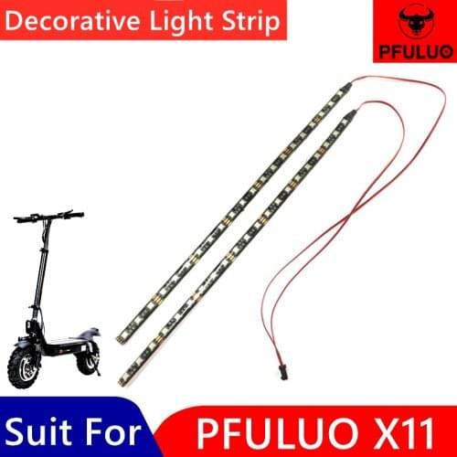 Original Decorative Light Strip For PFULUO X-11 KickScooter Smart Electric Scooter Foldable Skateboard Light Strip Parts