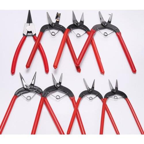 Round Nose Pliers Concave Beading Wire Looping Plier Long Plier Multifunctional Hand Tools Jewelry Plier For DIY Making Findings