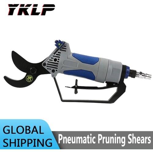 Pneumatic Pruning Shears are Used for Gardening Pneumatic Tool for Pruning Branches and Grass Shears