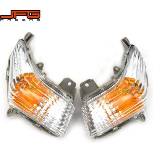 Motorcycle Clear Front Turn Signals Indicator Blinker Lens Cover For SUZUKI GSR400 GSR600 2006 2007 2008 2009 2010 2011 2012