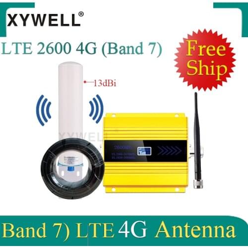 Repeater 4G Signal Booster FDD LTE 2600mhz Band 7 GSM Mobile Signal Booster LTE 2600 4G Network Cellular Signal Amplifier