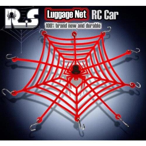 RC Car Rubber Luggage Net Decoration for 1/8 1/10 Traxxas UDR Unlimited Desert Racer RC Crawler Slash Axial SCX10 90046 WPL D90