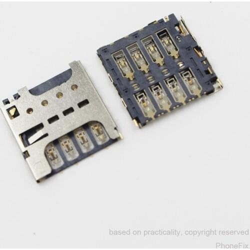 10pcs/lot SIM card holder slot For sony S39H C1905 C2004 C2005 C1904 C2305 C2304 for Nokia Lumia 625 N625 sim card SIM reader