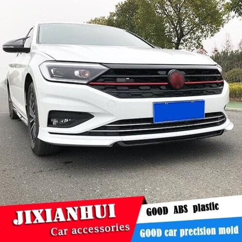 For Volkswagen Jetta Body kit spoiler 2019-2020 SAGITAR ABtKC ABS Rear lip rear spoiler front Bumper Diffuser Bumpers Protector