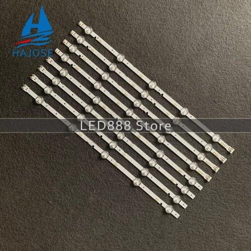 5set=40pcs LED backlight strip for UN49j5200 UN49J5290 UN49J5290AG HG49NJ477 UN50J5200 49 FHD-R L-180319-JEDI BN96-46573A 46572A