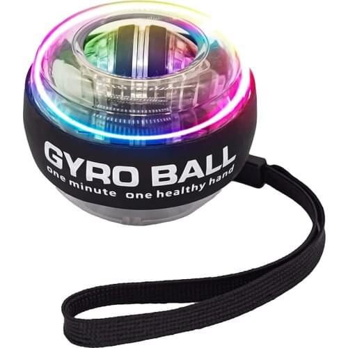 LED Wrist Power Hand Ball Self-starting Powerball With Counter Arm Hand Muscle Force Trainer Exercise Equipment Strengthener