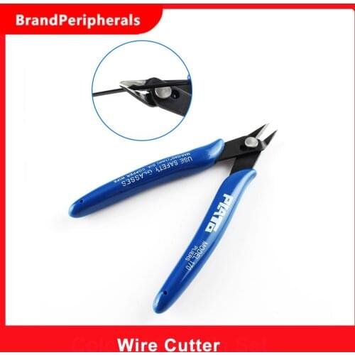 3DPrinter Parts Wire Cable Cutter Flush Pliers Lightweight Side Cutting Snips Nippers Shears DIY Electronic Diagonal Pliers Tool