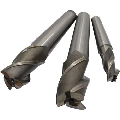 1pc K136 16mm 28mm 30mm 3Flute HSS super hard taper shank end mill Solid Carbide Flat Mill Router Bits cnc Milling Machine Tool