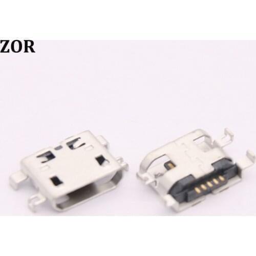 10pcs Charge Connector for Fly Flylife Connect 10.1 3G 2, Flylife Connect 7.85 3(5 pin,micro USB type-B)