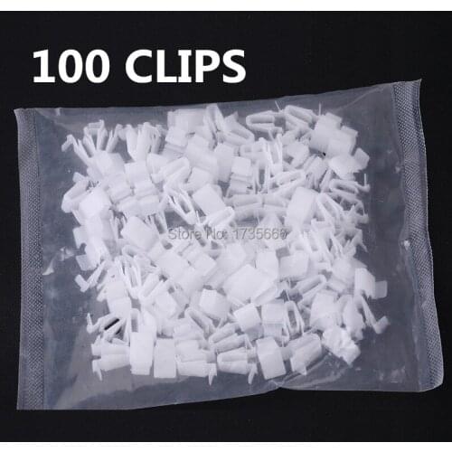 100 PCS Door & Garnish Moulding Clip Fastener A21369 67771-58010 For Toyota Land Cruiser Sequoia For Lexus LX570 GX460