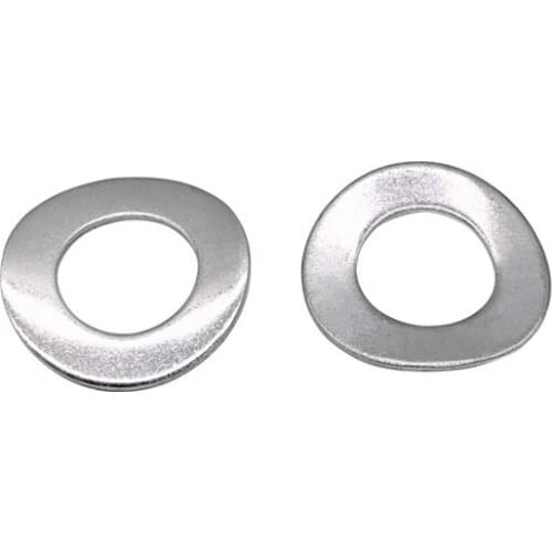 50pcs M1.7 M2 M2.5 M3 M4 M5 M6 M8 M10 waveform washers gap adjustment washer saddle elastic gaskets stainless steel gasket