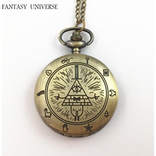 FANTASY UNIVERSE Free shipping 20pcs a lot pocket watch Necklace HRAAAA66