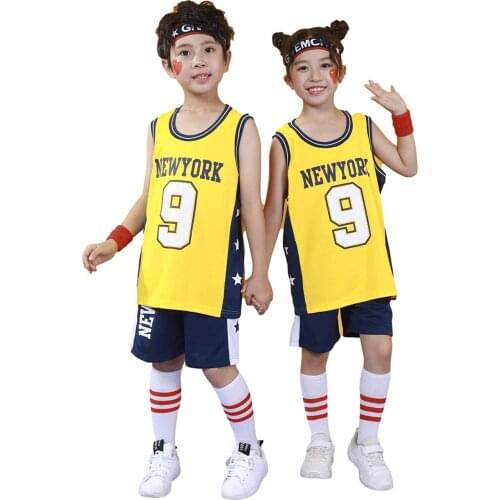 Findci Boys' Basketball Tank Top Kids Athletic Jersry Girls Sports Shorts Set