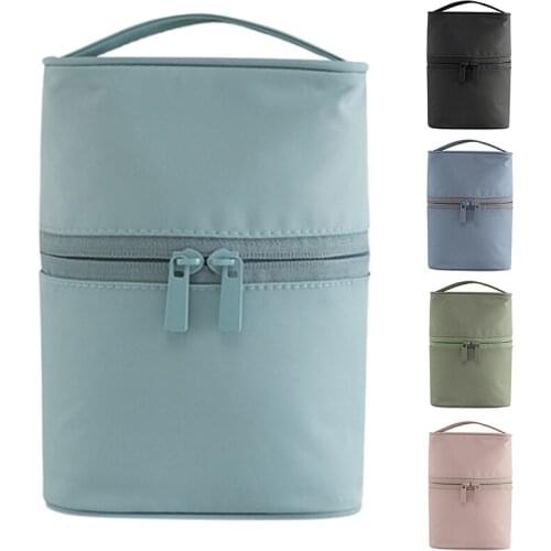 1 Pc Korean Style Cosmetic Bag Zipper Travel Makeup Organizer Pouch Beauty Makeup Case Beautician Vanity