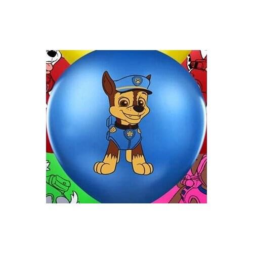 Paw Patrol Birthday Decoration Toys Set Chase Skye Marshall Everest Latex Balloons Figure Patrulla Canina Party Decor Gift Toys