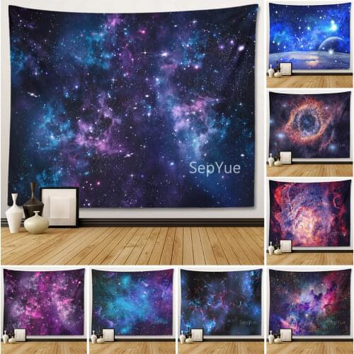SepYue NEW Wall Hanging Tapestry Galaxy Planet Beautiful Starry Psychedelic Vintage Tapestry Home Decor