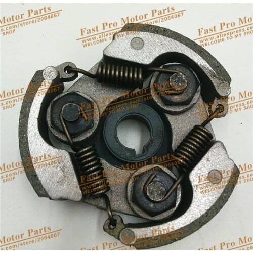 2 Stroke Aluminum or steel clutch pads springs for 47cc 49cc gas minimoto pocket bike mini dirt bike crosser quad atv motorcycle
