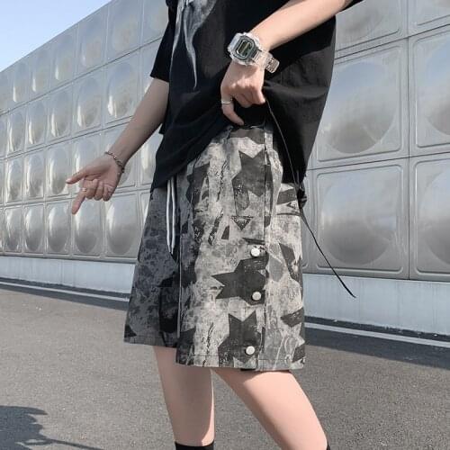 Shorts Male Summer Trend Casual Movement Beach Pants Male Ins Tide Brand Camouflage Breasted Jogging Pants