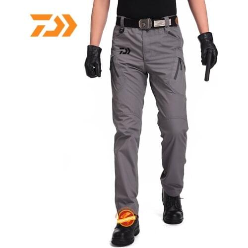 New Daiwa Breathable Waterproof Fishing Pants Camouflage Hiking Hunting Camping Outdoor Wear Thin Spring Fishing Clothes
