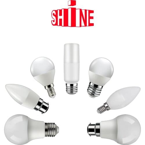 High Brightness LED Bulb 5W 7W 9W E14 E27 B22 Super Bright 3000 6000K Energy Saving Lamp for Home Office Interior Decoration