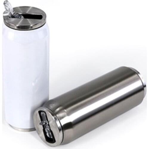 500ml Wholesale DIY Sublimation Cola Shaped Can Insulate Coke Cup Double Vaccum Thermos Portable Tumbler For Best Party Gift