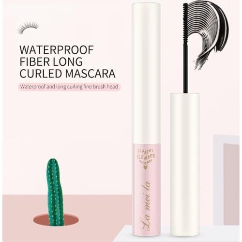 Lameila Curling Mascara Long Slim Brush Natural No Smudging Eyelash Styling Cream Fast Dry Mascara Charming Eye Makeup TSLM2